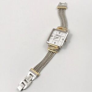 Brighton Neptune's Rings Wristwatch Two Toned Silver Gold Crystals